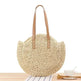 Simple Round Shoulder Bag Straw Handbag Summer Beach Bags - EX-STOCK Canada