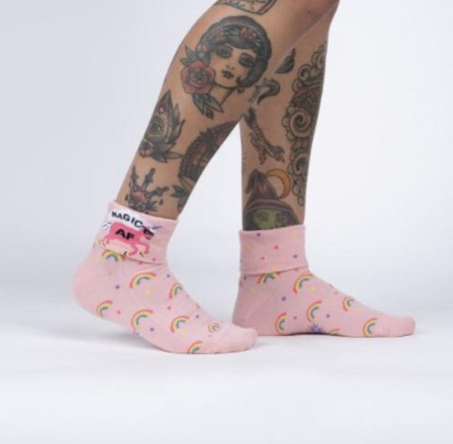 Sock It To Me - Womens Turn Cuff Crew - EX-STOCK Canada