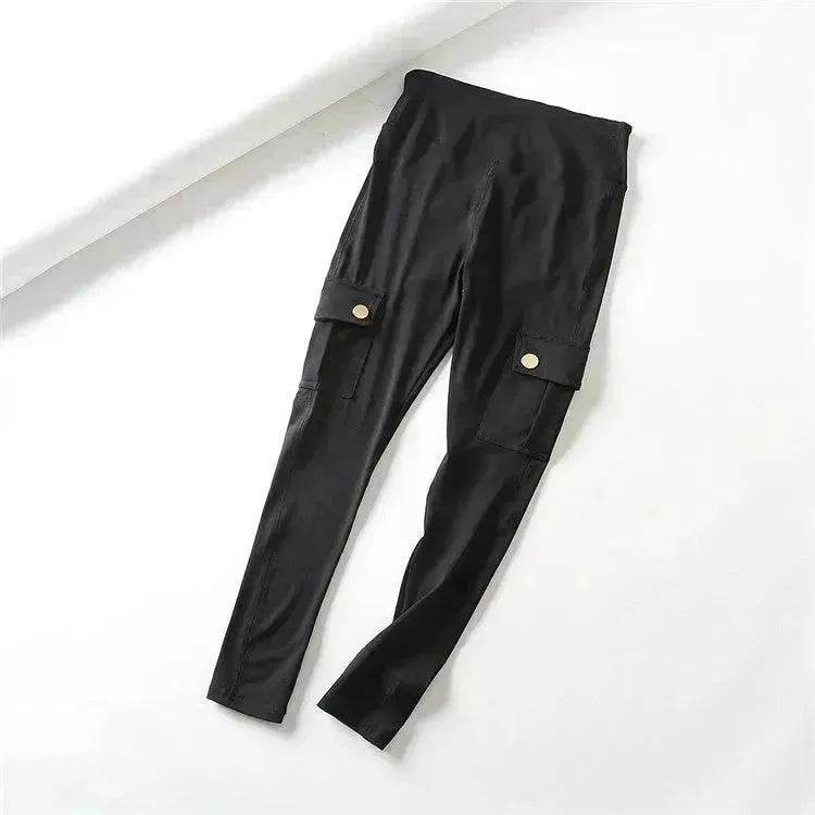 Skinny slim high elastic gym pants - EX-STOCK Canada