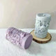 Skull Ornament Cylindrical Scented Candle Mould - EX-STOCK CANADA