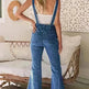 Sleeveless Jumpsuit All-match Multi-pocket Flared Pants - EX-STOCK CANADA