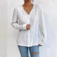 White Slim Fit Long Sleeve Shirt evening Top Women - EX-STOCK Canada