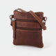 Mini sac à bandoulière en cuir Greenwood avec 3 poches zippées | EX-STOCK Canada 