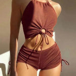 Sling Split Swimsuit Women's Boxer - EX-STOCK Canada