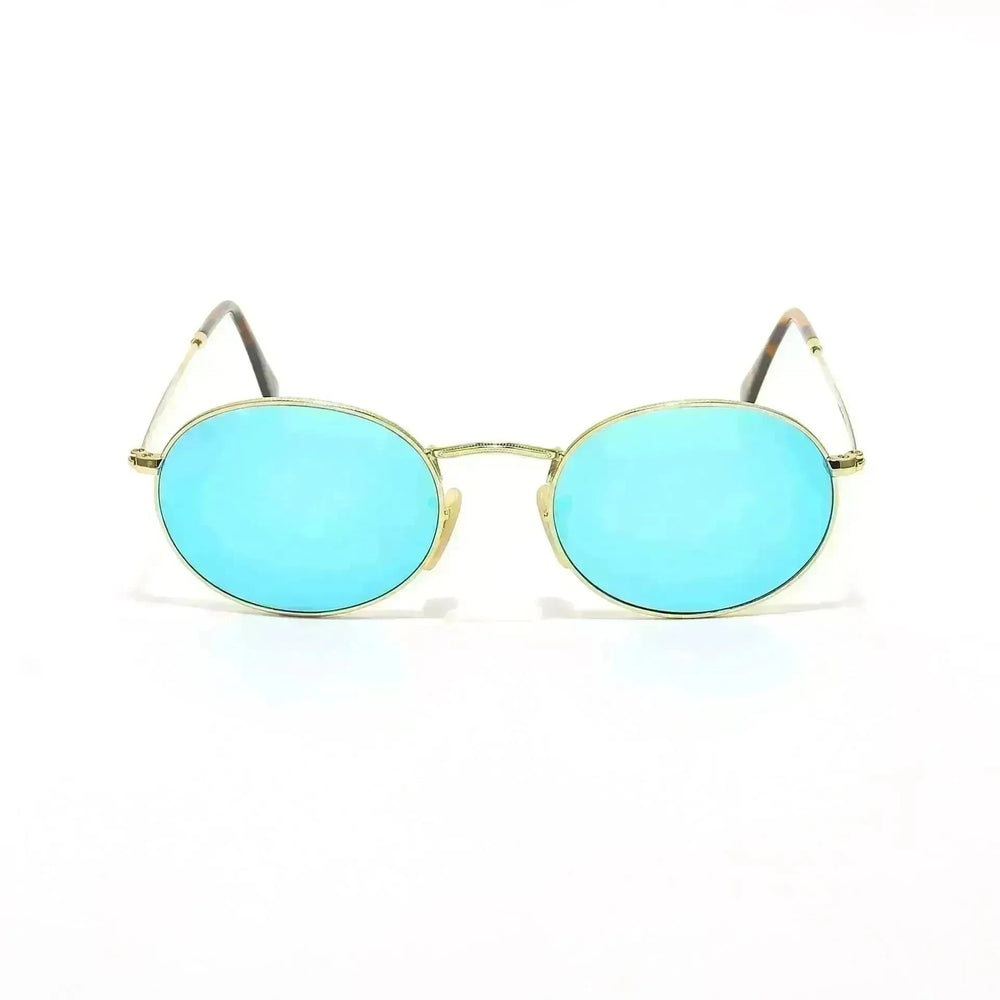 Small Oval Frame Retro Sunglasses - EX-STOCK CANADA