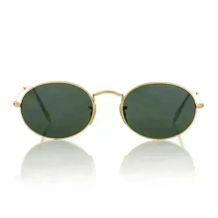 Small Oval Frame Retro Sunglasses - EX-STOCK CANADA