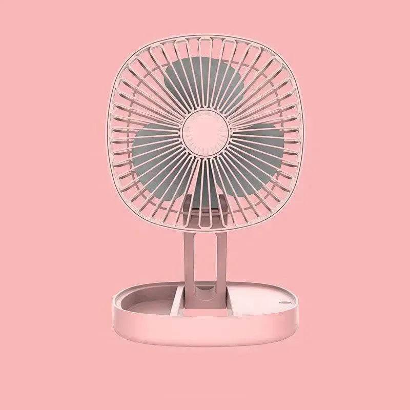 Small Portable Air Conditioning Appliances Foldable Electric Fan USB Rechargeable Desktop Fans - EX-STOCK Canada