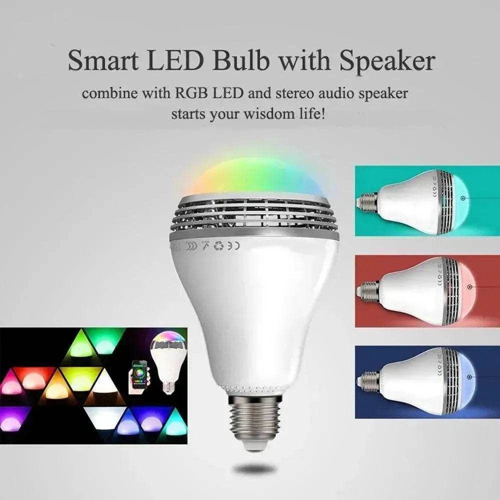 Smart Creative Home LED Light Bluetooth Speaker E27 Bulb Light - EX-STOCK Canada