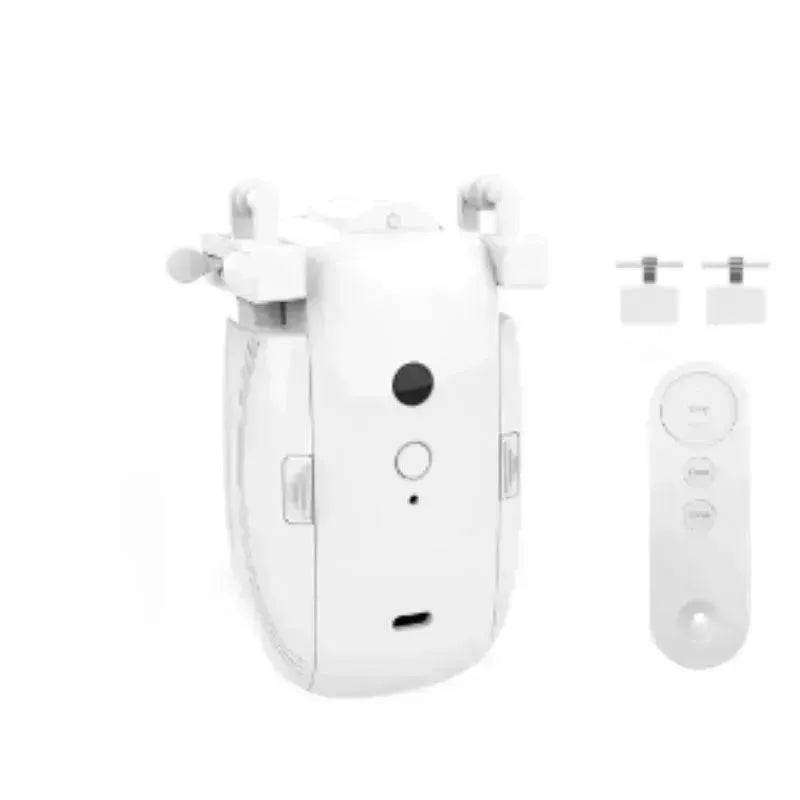 Smart Intelligent Curtain Opener Robot Motor BT Voice Control Switch Electric Curtain Robot APP Control Timer Setup Compatible with Home for Roman Rod - EX-STOCK Canada