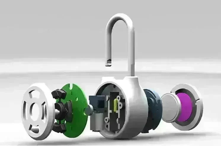 Smart padlock direction button password lock Bluetooth electronic lock - EX-STOCK CANADA