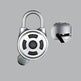 Smart padlock direction button password lock Bluetooth electronic lock - EX-STOCK Canada