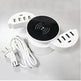 Smart Phone Multi-port Wireless Circular Charger - EX-STOCK Canada