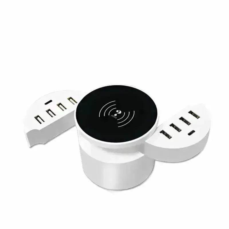 Smart Phone Multi-port Wireless Circular Charger - EX-STOCK Canada
