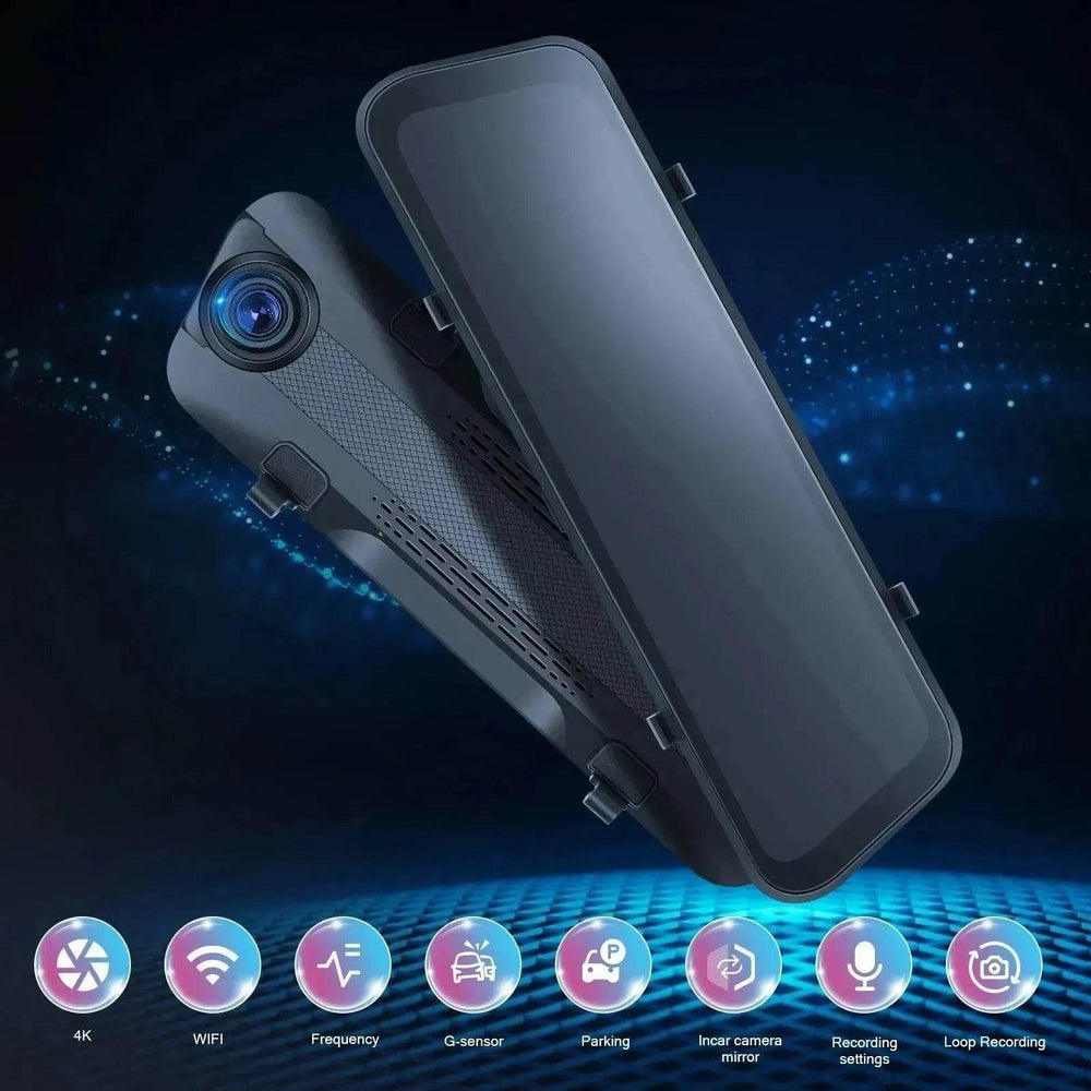 Smart Streaming Media Touch HD Built-in Front HD Resolution Rear Mirror LCD Screen Camera - EX-STOCK Canada