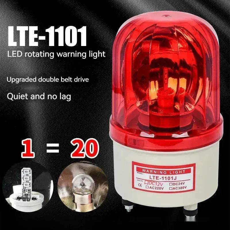 Smart Warning Light LTE-1101J Sound And Light Alarm Rotation for Factories, Workshops, Machine tools, Security rooms, and Traffics. - EX-STOCK Canada