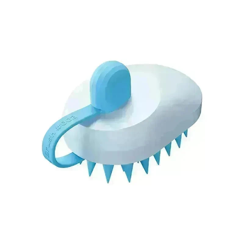 Soft Silicone Pets Hair Remover Comb Handheld Bath Shower Hair Shampoo Massage Brush For Dogs Cats Cleaning Tools Pet Products - EX-STOCK CANADA