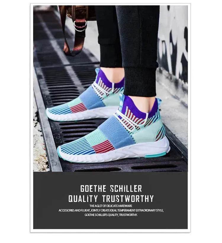 Soft-soled Breathable Shoes Men's Korean Style Trendy Sneakers - EX-STOCK Canada