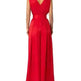 Solid Color And V-neck High Waist Wide Leg Jumpsuit - EX-STOCK CANADA