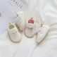 Solid Color Boys And Girls Toddler Soft Bottom Kids White Shoes - EX-STOCK Canada