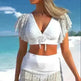 Solid Color Hollow High Waist Sexy Split Suit - EX-STOCK CANADA