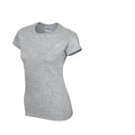 Solid color women's short-sleeved T-shirt combed cotton bottoming shirt advertising shirt custom - EX-STOCK CANADA