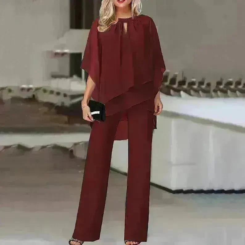 Solid Loose Casual Irregular Set - EX-STOCK CANADA