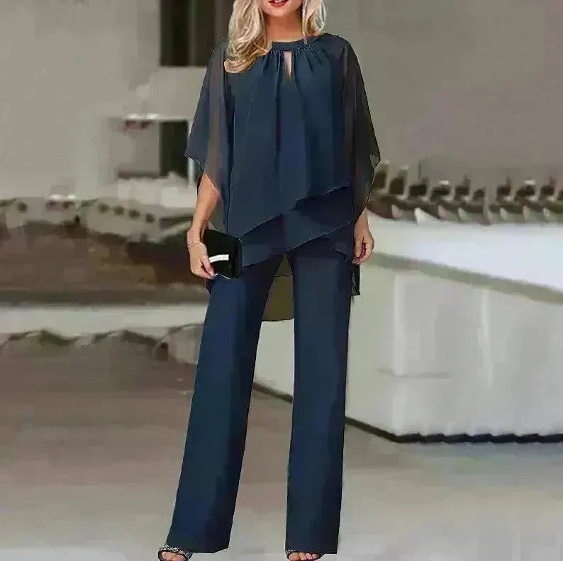 Solid Loose Casual Irregular Set - EX-STOCK CANADA