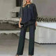 Solid Loose Casual Irregular Set - EX-STOCK CANADA