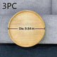 Solid Wood Round Storage Bamboo With Legs Sofa Arm Foldable Tray Table - EX-STOCK CANADA