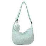 South Korea Ins Girl's Fashionable Cloud Puff Flower Shoulder Bag - EX-STOCK CANADA