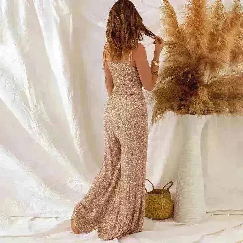 Spaghetti Strap High Waist Jumpsuit For Women - EX-STOCK CANADA