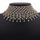Sparling Rhinestone Diamond Fringed Tassel Choker Necklace for Women Bridal Wedding Luxury Necklace - EX-STOCK CANADA