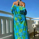 Split Long Sleeve Ins Blouse Banded Bikini - EX-STOCK CANADA