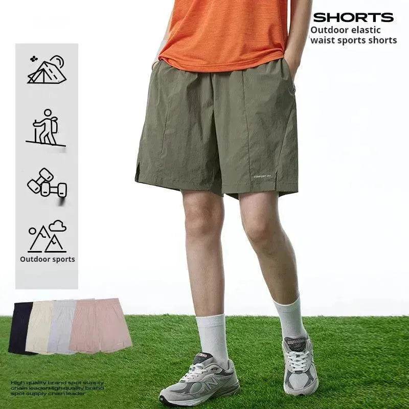 Split Outdoor Leisure Sports Shorts All-matching Cropped Casual Pants - EX-STOCK Canada