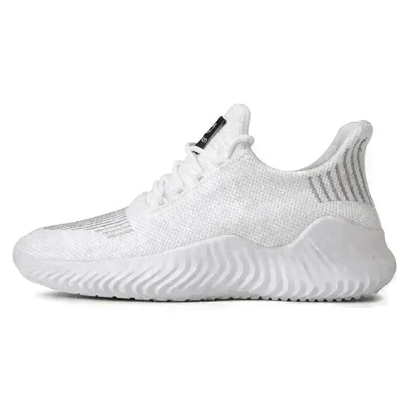 Sports mesh shoes, men's shoes, men's white shoes - EX-STOCK CANADA