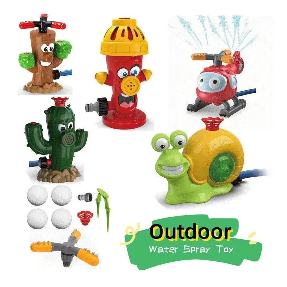 Sprinkler Outdoor Water Spray Toy Garden Water Toys Summer Yard Cartoon Splash Sprinkler Baby Bath Toy For Kids - EX-STOCK Canada