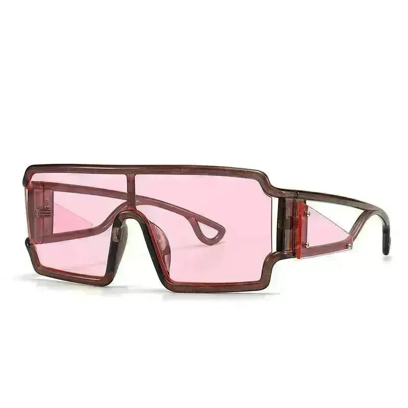 Square Fashion Large Rim Vintage Sunglasses - EX-STOCK CANADA
