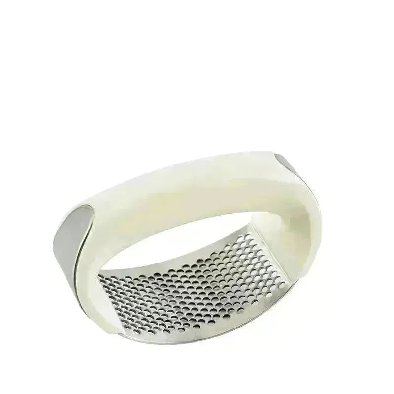 Stainless Steel Garlic Masher Garlic Press Household Manual Curve Fruit Vegetable Tools Kitchen Gadgets - EX-STOCK CANADA
