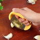 Stainless Steel Garlic Masher Garlic Press Household Manual Curve Fruit Vegetable Tools Kitchen Gadgets - EX-STOCK CANADA