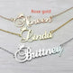 Stainless steel name letter custom crown necklace metal jewelry - EX-STOCK CANADA