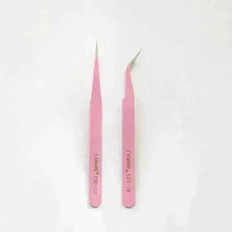 Stainless Steel Tweezers Macaron Colored Handbook And Paper Tape - EX-STOCK CANADA