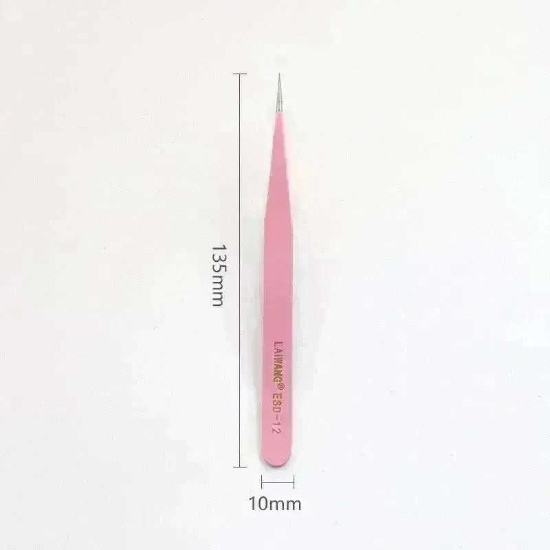 Stainless Steel Tweezers Macaron Colored Handbook And Paper Tape - EX-STOCK CANADA