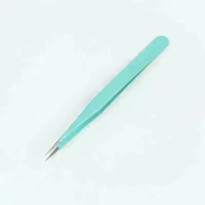 Stainless Steel Tweezers Macaron Colored Handbook And Paper Tape - EX-STOCK CANADA