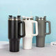Stainless Steel Water Tumbler 40 Oz Cup Handle Straw Insulated Bottle Dupe Mug - EX-STOCK Canada
