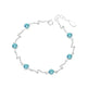 Sterling Silver Heartbeat Crystal Bracelet Female Lightning Silver Bracelet for Women - EX-STOCK CANADA