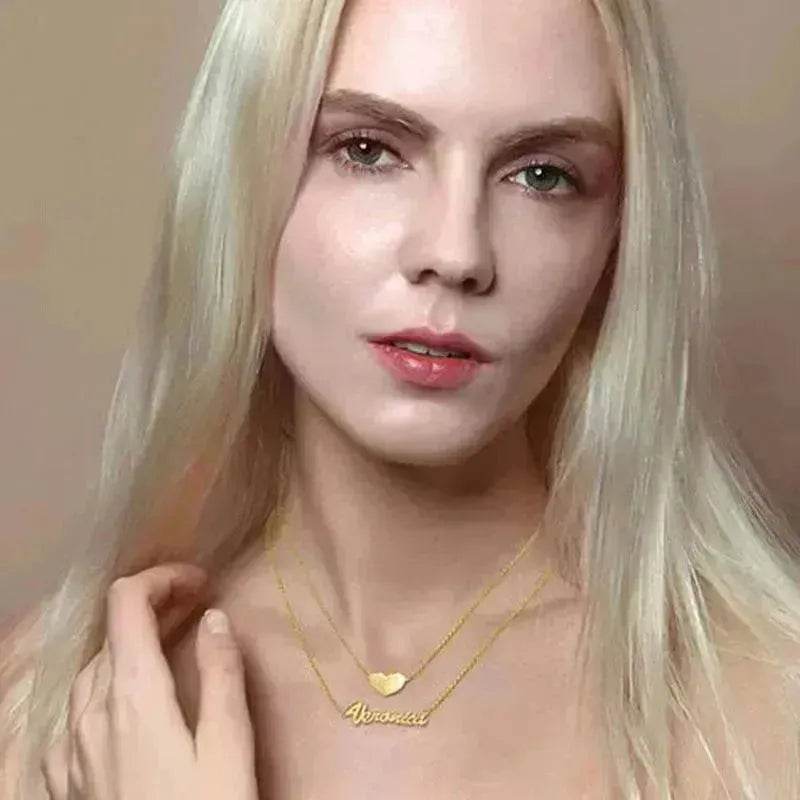 Sterling Silver Personalized Custom Jewelry Heart-shaped - EX-STOCK Canada