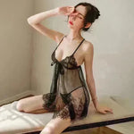 Strap perspective sexy lingerie - EX-STOCK CANADA