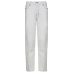 Street High Waist Slimming Denim Trousers Women - EX-STOCK Canada