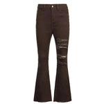 Street High Waist Slimming Denim Trousers Women - EX-STOCK Canada