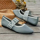 Striped Flats Shoes Fashion Casual Pointed Toe Loafers Lazy Shoes For Women - EX-STOCK Canada